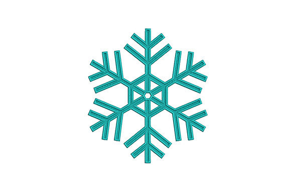 A Cute Snowflake Design for Wintery Holiday Products