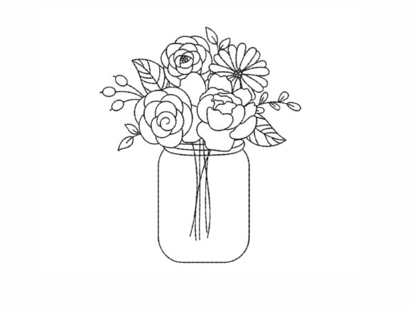 A Designer's Review of Flowers in a Vase Embroidery