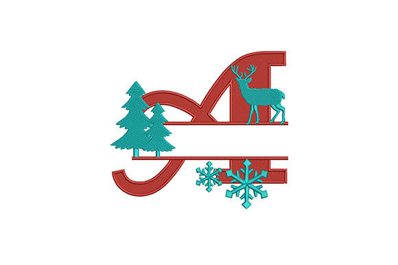 A Festive Font for Your Christmas Embroidery Projects