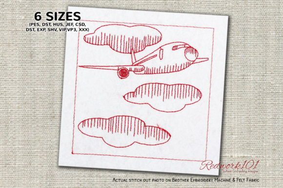 A Personal Review of the Airplane in Sky Embroidery Design