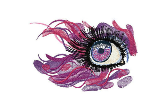 A Psychedelic Eye Embroidery Review for Seasonal Product Creation