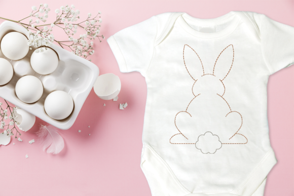 An Embroidery Designer Reviews the Linework Easter Bunny