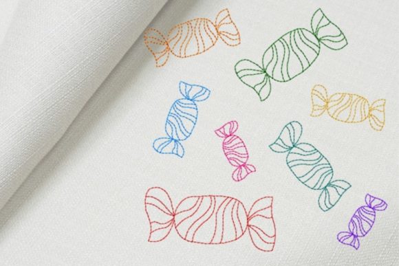 Candy: A Sweet Embroidery Design for Boutique Apparel