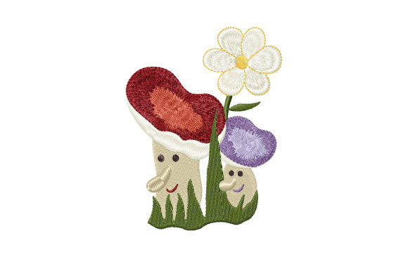 Funny Mushrooms Russula: A Seasonal Embroidery Designer Review