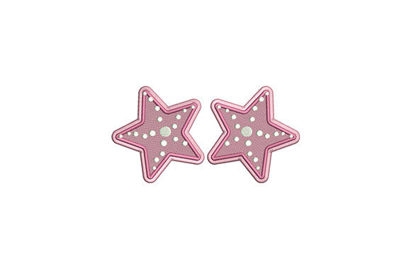 Pink Stars: A Cheerful Embroidery Design for Real-World Projects