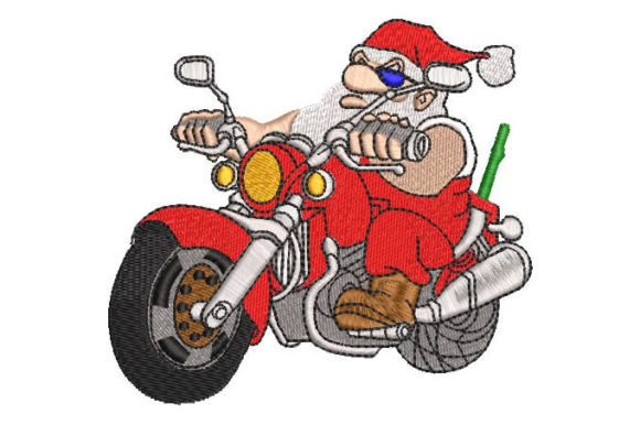 Santa Claus Riding a Motorcycle: A Designer's Review
