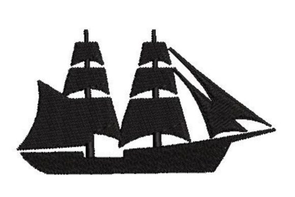 Silhouette of a Ship: A Classic Design for Coastal Craftsmanship