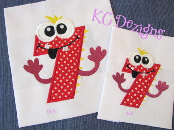 Silly Monster Number 7 Applique: A Designer's Merch Review