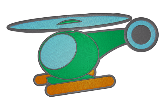 The Helicopter Embroidery Design: A Gift That Soars