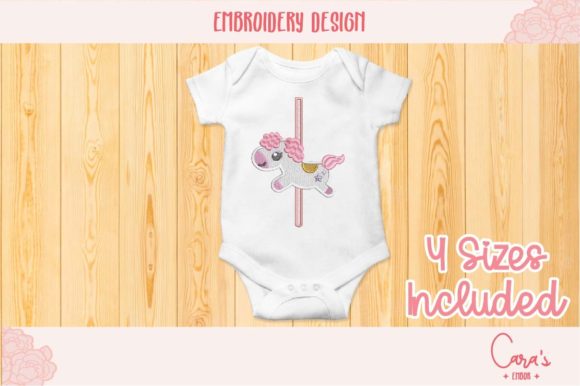 The Practical Magic of the Carousel Pony Embroidery Design